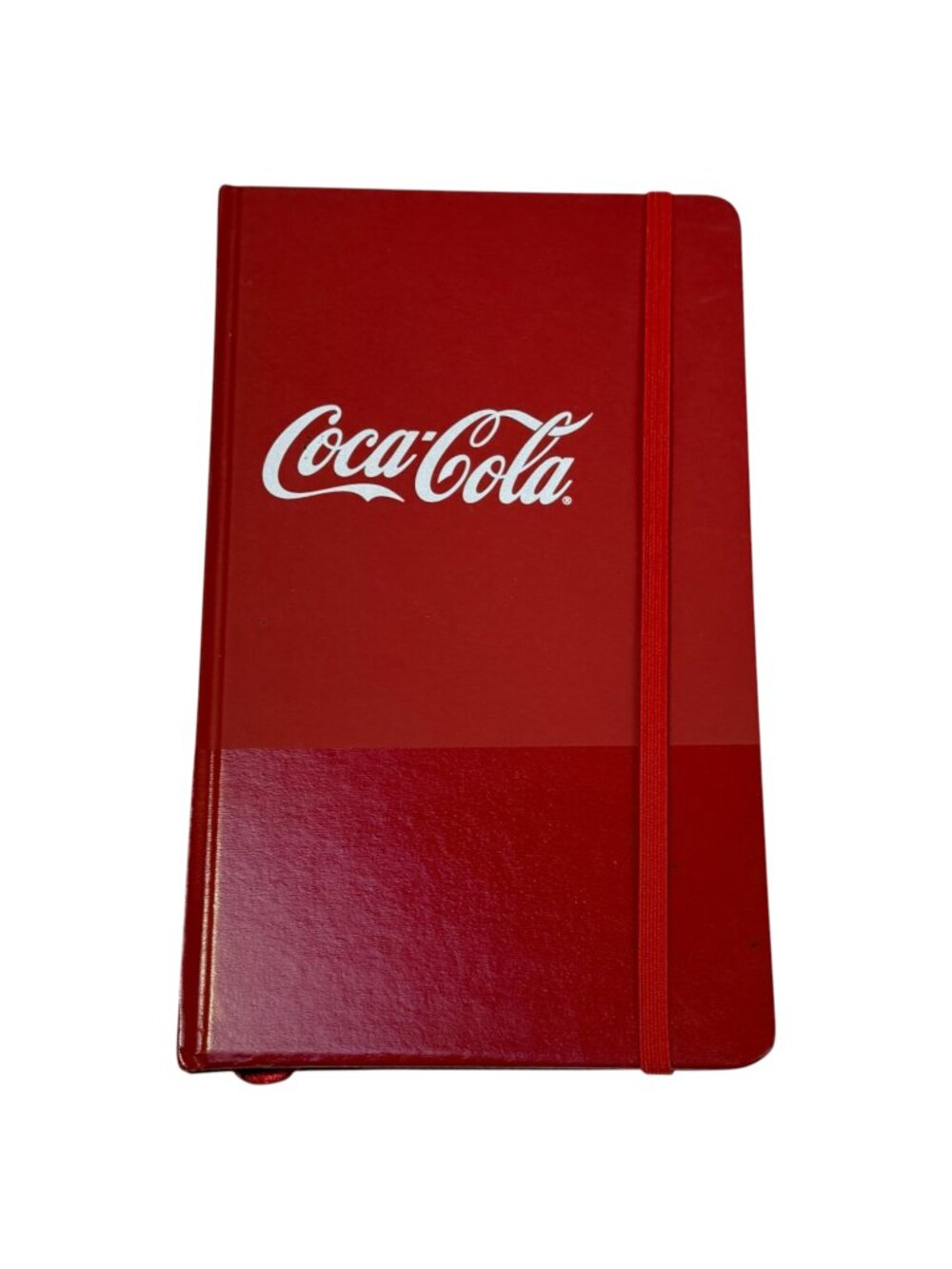 Coca-Cola Journal Red Hardcover Elastic Closure incl Ribbon Notebook